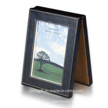 New Design&Exquisite Practical Eco-Friendly Fashion Leather Double Folding 5 X 7 " Photo Frames